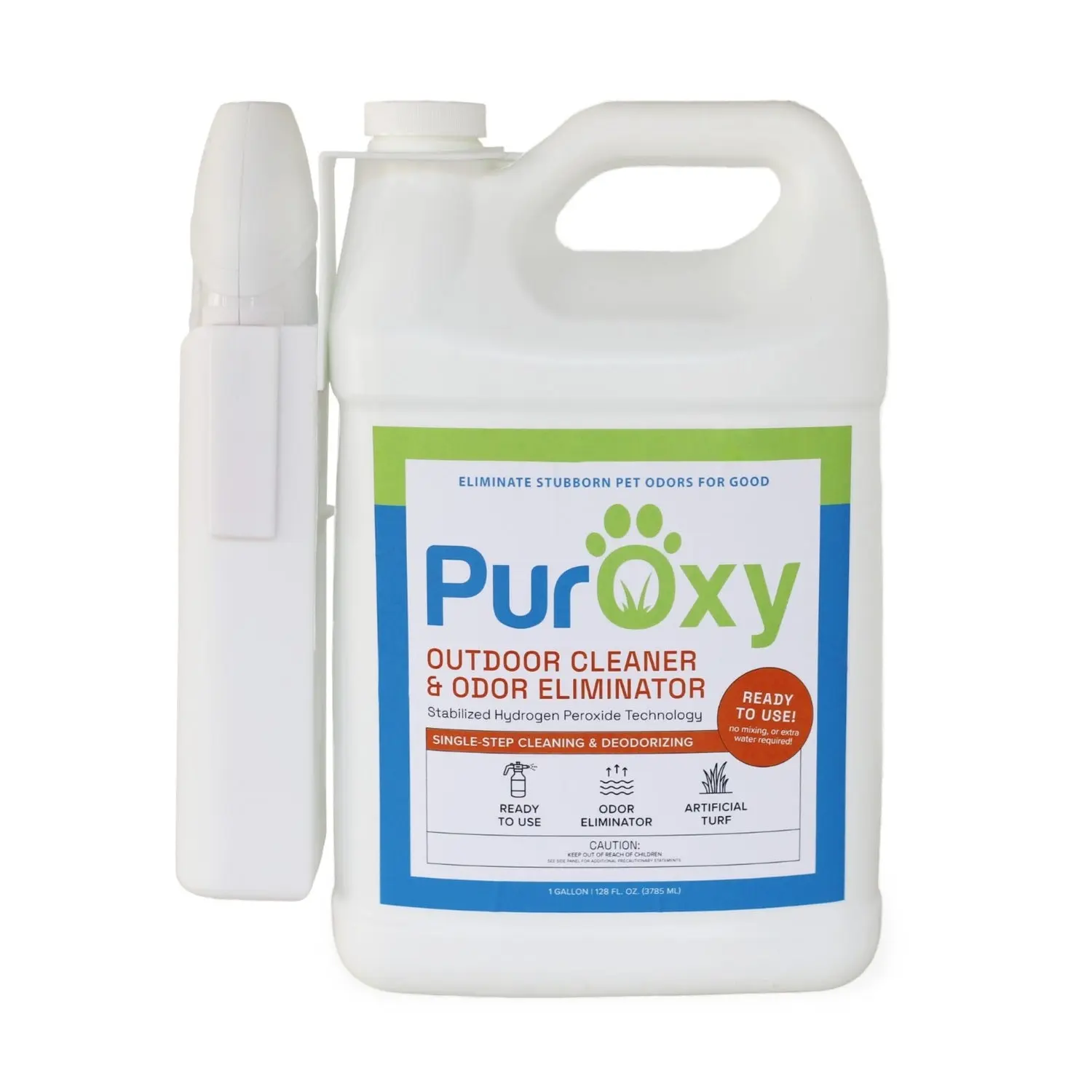 1 Gallon Outdoor Cleaner & Odor Eliminator with Power Sprayer