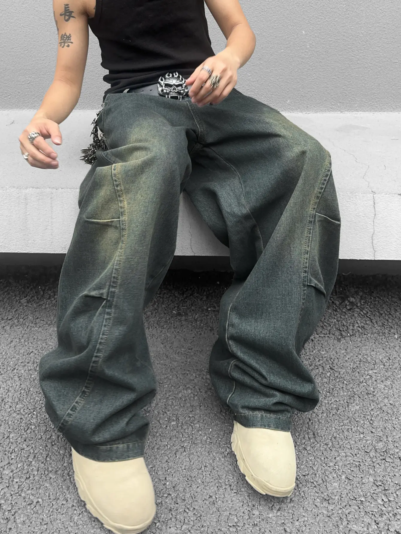 DealsForYouDays Wide Leg Jeans Spring To Summer Hip Hop Baggy Denim Pants Y2k Streetwear Jeans DealsForYouDays Wide Leg Jeans Spring To Summer Hip Hop Baggy Denim Pants Y2k Streetwear Jeans