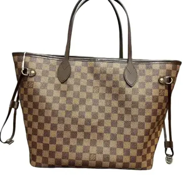 Pre-owned Louis Vuitton canvas Tote Bags neverfull mm size capacity
