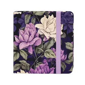 Funto Watercolor Journal, 4.7x4.7, 24 Sheets, 100% Cotton Cold Press, 300gsm/140lb, Inner Paper Pocket, Art Supplies for Mixed Media