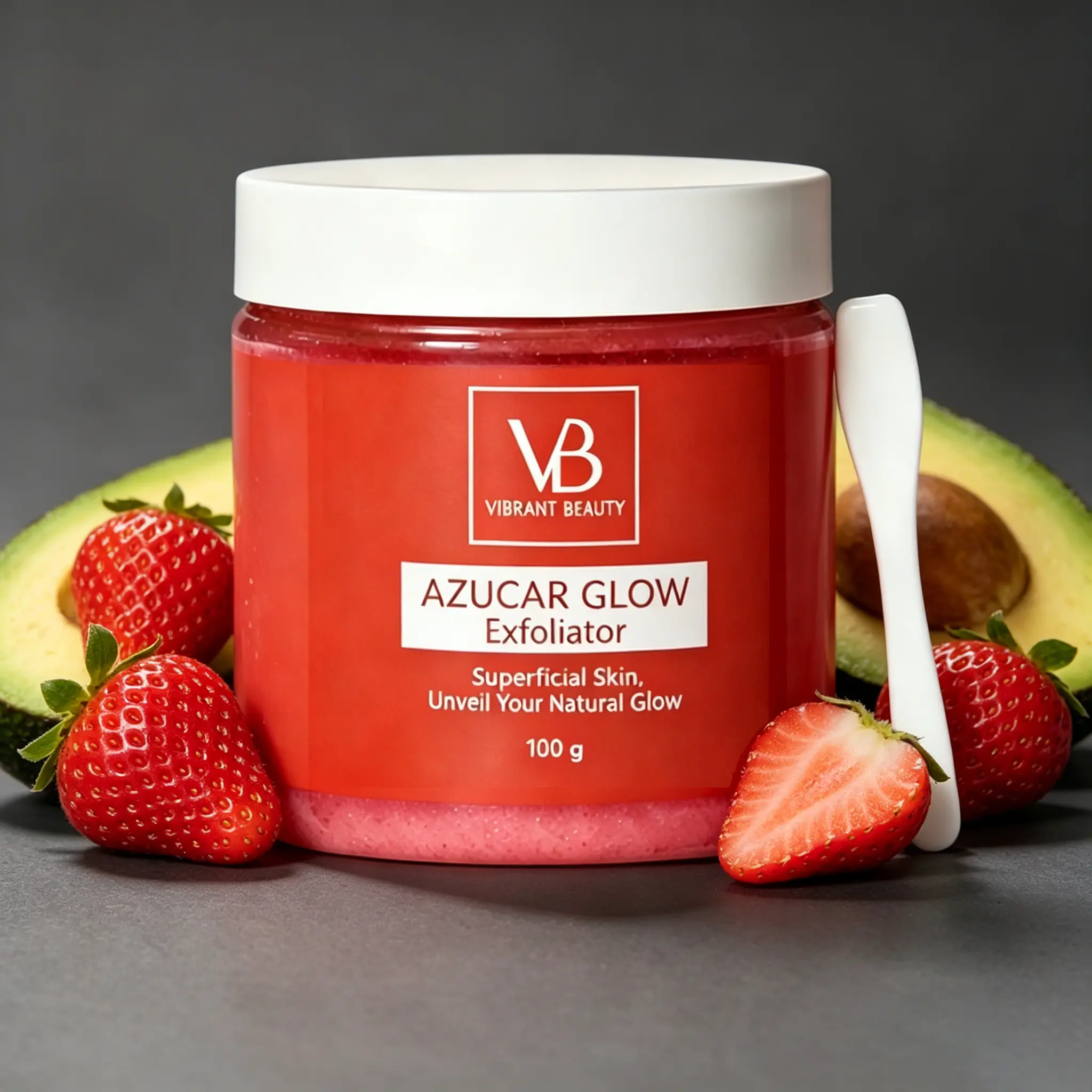 AZÚCAR Glow Sugar Scrub, 100g - Gentle & Nourishing Facial Exfoliant for Brightening and Hydrating, Reveals Soft, Radiant Skin, Exfoliate, Soft Skin, Smooth Skin Routine