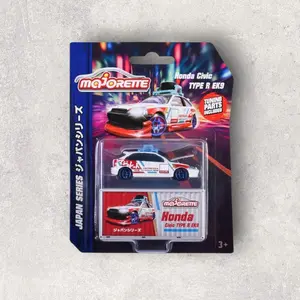MAJORETTE JAPAN SERIES HONDA CIVIC TYPE R EK9 WHITE 1:64 DIE CAST MODEL NEW