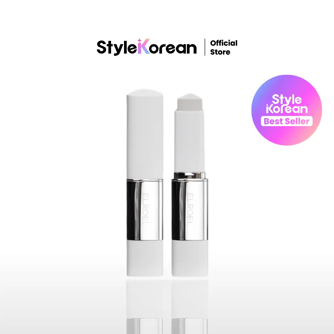 [OFFICIAL ELROEL PARTNER] Blanc Cover Cream Stick V (0.45oz) | Color-Changing Foundation with Collagen Capsules & Ultra-Fine Bristles