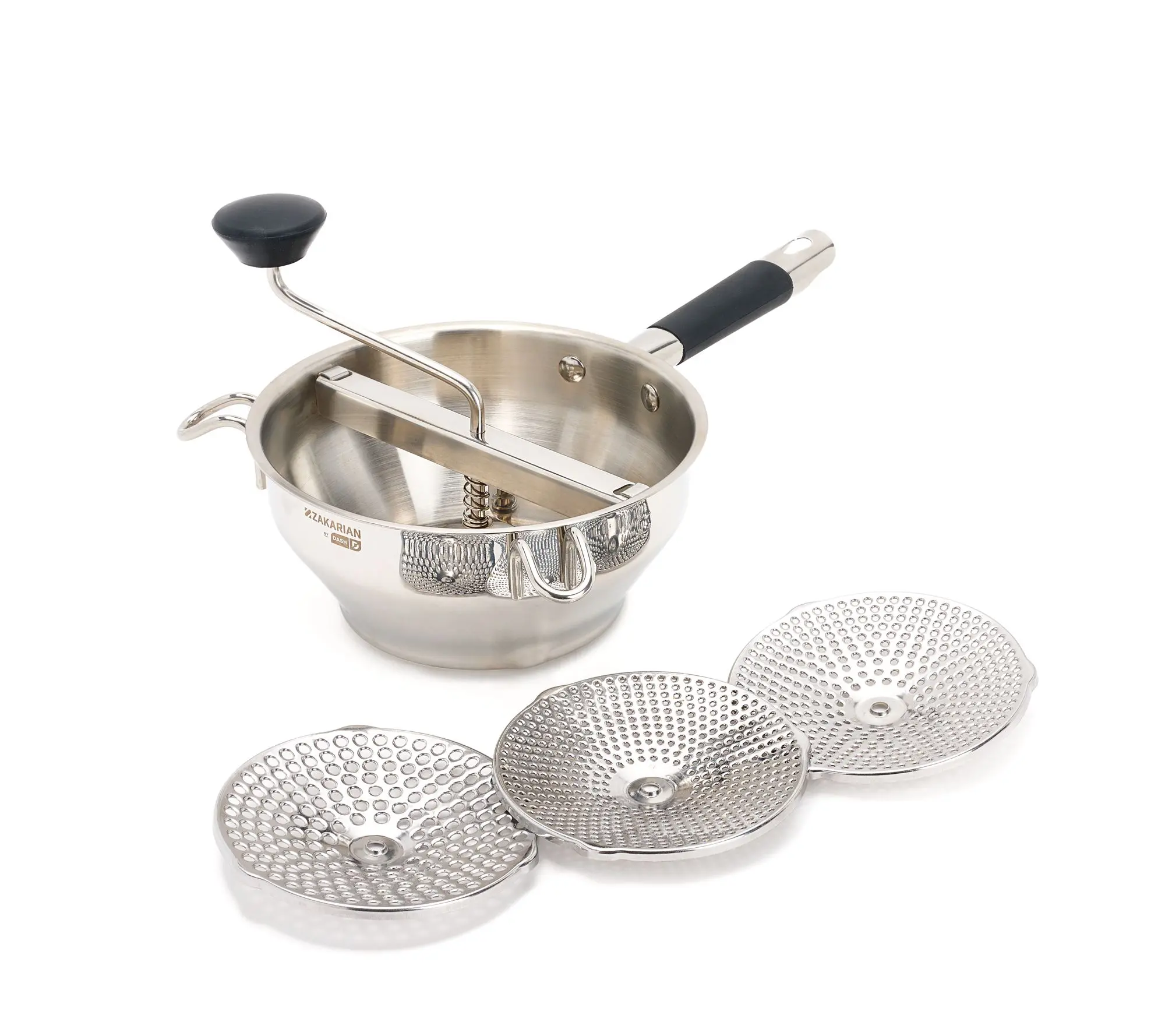 Zakarian By Dash Food Mill w/ Interchangable Plates