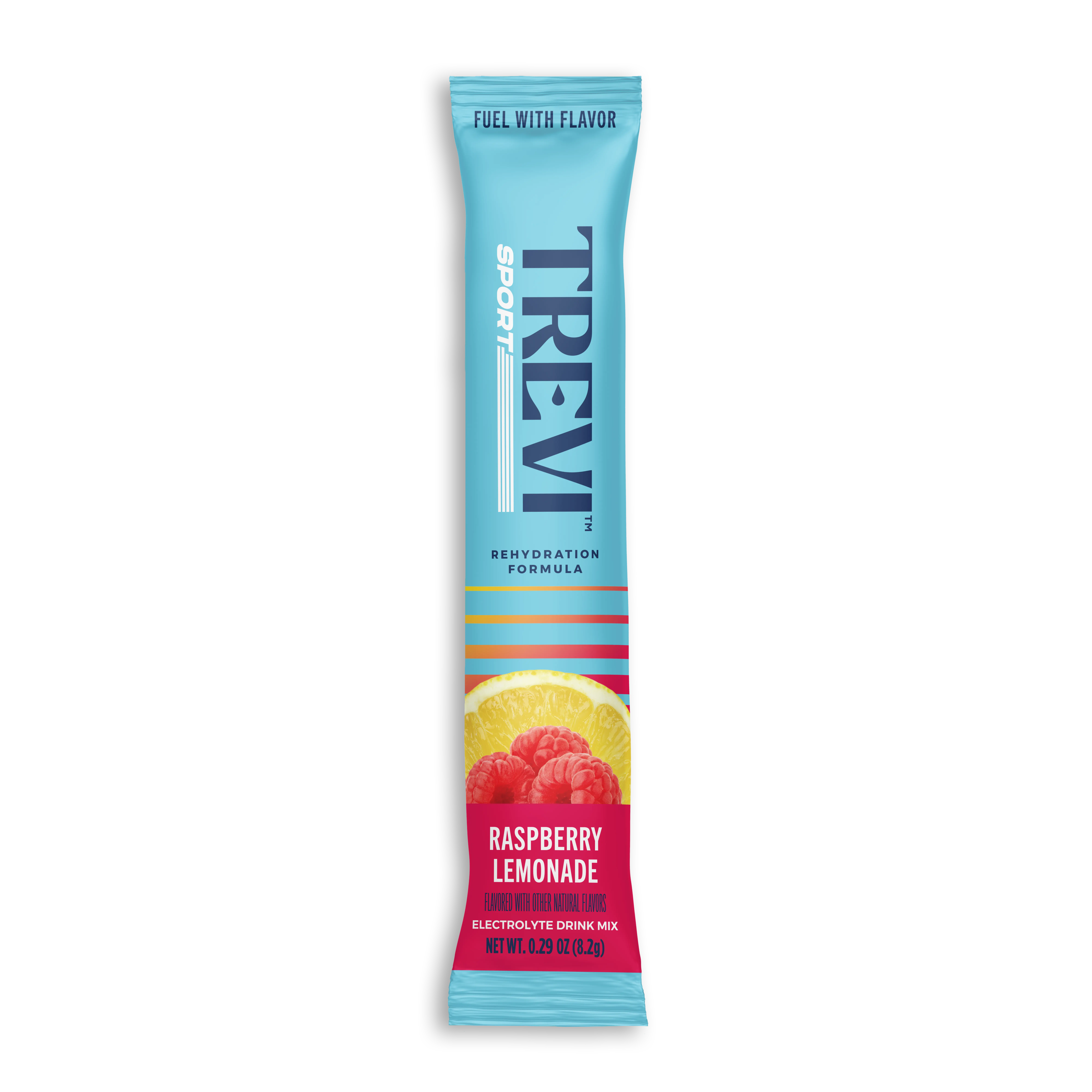 TREVI Sport Sugar Free Electrolytes - Rehydration Powder Packet Drink Mix - 20 Count - Raspberry Lemonade