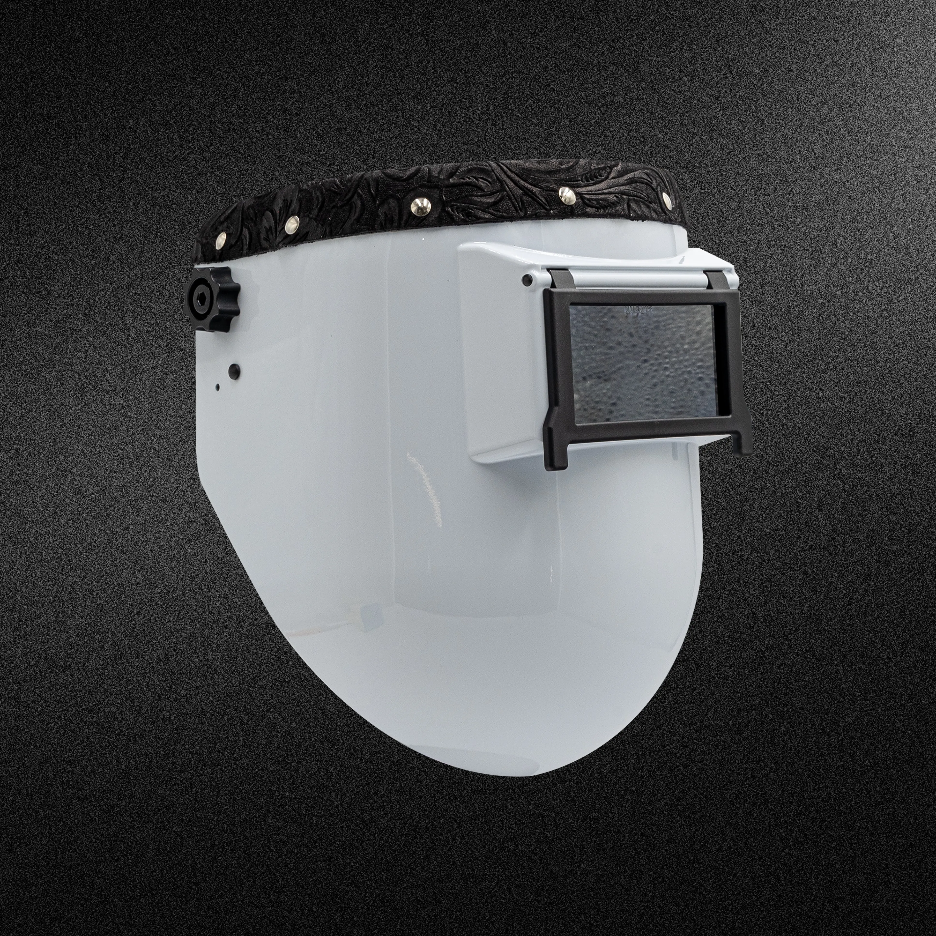 Pro X White - Top Black Floral Welding Hood Pro X White - Top Black Floral Welding Hood