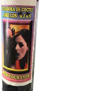 Open Your Eyes Fixed Candle - Veladora de Coctel Abre Los Ojos - Unique Design for Aesthetic Appeal