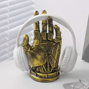 Cyberpunk Mechanical Hand Game Controller Stand, Ring Bracelet Holder, Photo Background Decor, Xbox Switch Console Accessory