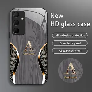 Suitable for [Galaxy A35] Brand new premium phone case, drop-proof and fingerprint-resistant，sophisticated and minimalist design, with 26 English letters to choose from YM99
