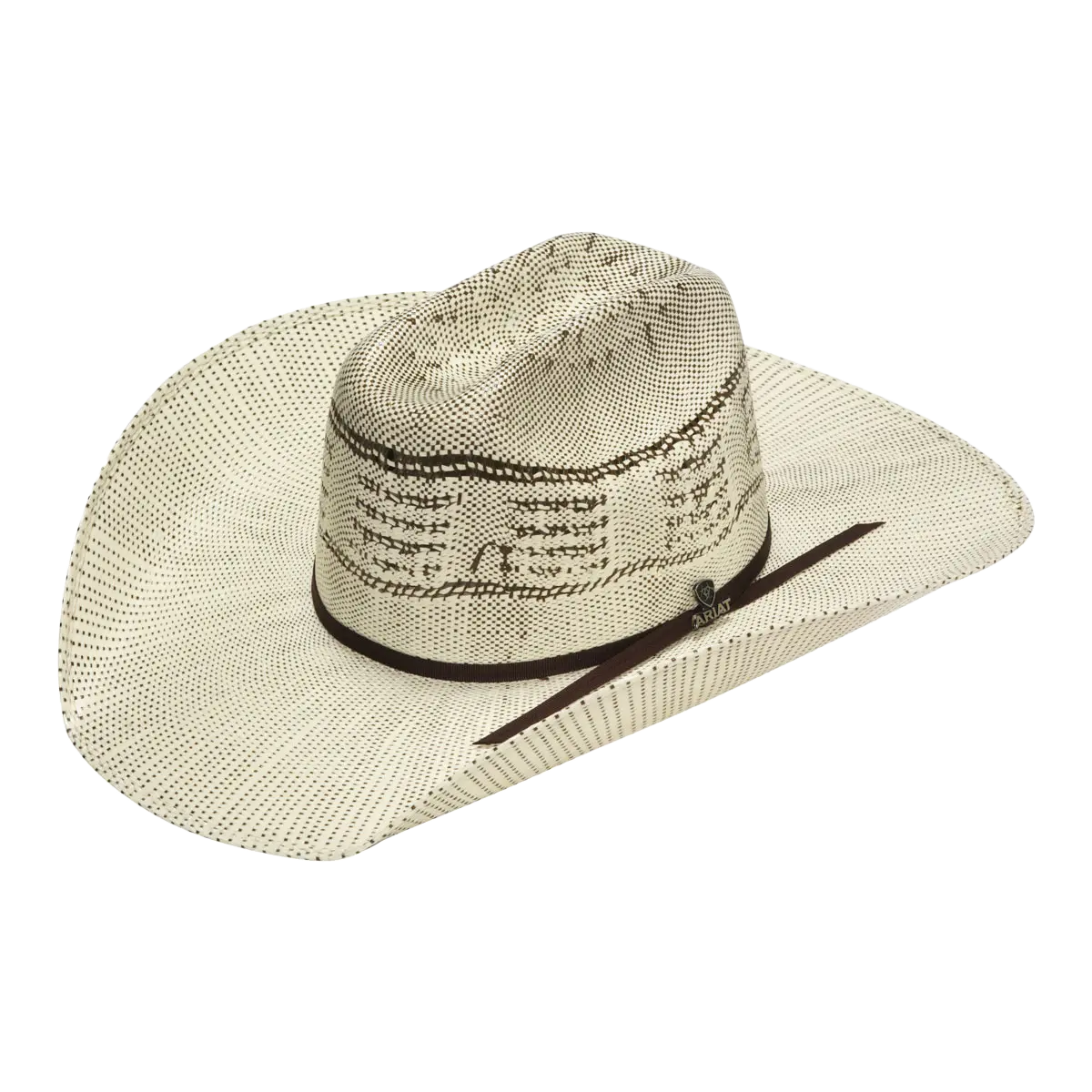Ariat® Men's Bangora Maverick Ivory & Brown Western Hat A73190