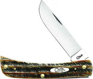 Case 65310 Bonestag Sod Buster Jr, 6.5" Blade Tang Stampings, 3.63 Inches Closed, Corrosion Resistant for Everyday Demands