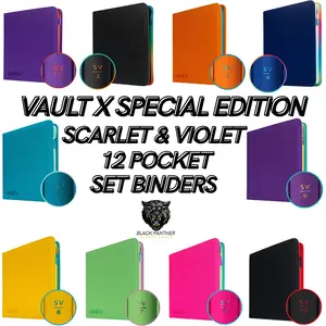 Vault X 12 Pocket Exo-Tec Pokemon Scarlet & Violet Zip Binder