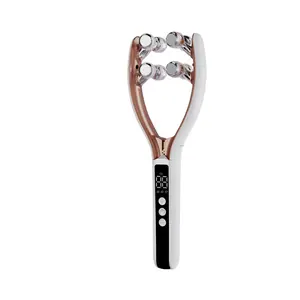 TikTok Viral EMS Face Sculpting Roller | Microcurrent Skin Tightening Lifting Double Chin Reducer Anti‑Aging Facial Massage Tool