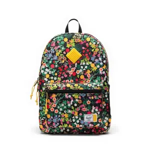 Herschel Supply Co. LEGO Herschel Heritage Youth Backpack - Scavenger Hunt Meadow: Botanical Pattern, Fits 14" Laptop
