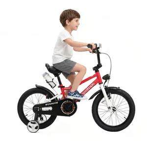 Winhope Star Light Kids’ Bicycle Ages 2–9 | 12–18 inch with training wheels, front light, fenders, water bottle holder | 95% preassembled, dual brakes, adjustable seat/handlebar