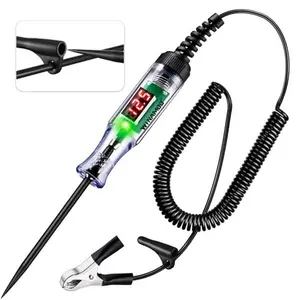 3–48V Automotive Test Light – LED Digital Voltage Circuit Tester with Polarity Indicator
