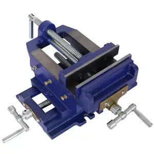 ​​Donext Drill Press Vise, 6-Inch Cross Slide Vise 2-Way X-Y Axis, Benchtop Metal Milling & Woodworking Clamp Machine​