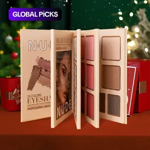 43-Color Multi-Functional Face Makeup Palette, 4-Layer Eyeshadow Book, Matte & Glitter Makeup Palette with Blush, Contour and Highlight in One, Makeup Set for Women, Cosmetics Kit, Face Makeup Sets #GLOBAL PICKS