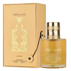 Lattafa Fire on Ice Eau de Parfum (EDP), 120ml Classic Aromatic Scent for All Seasons, Unisex Natural Spray Fragrance, Single Item