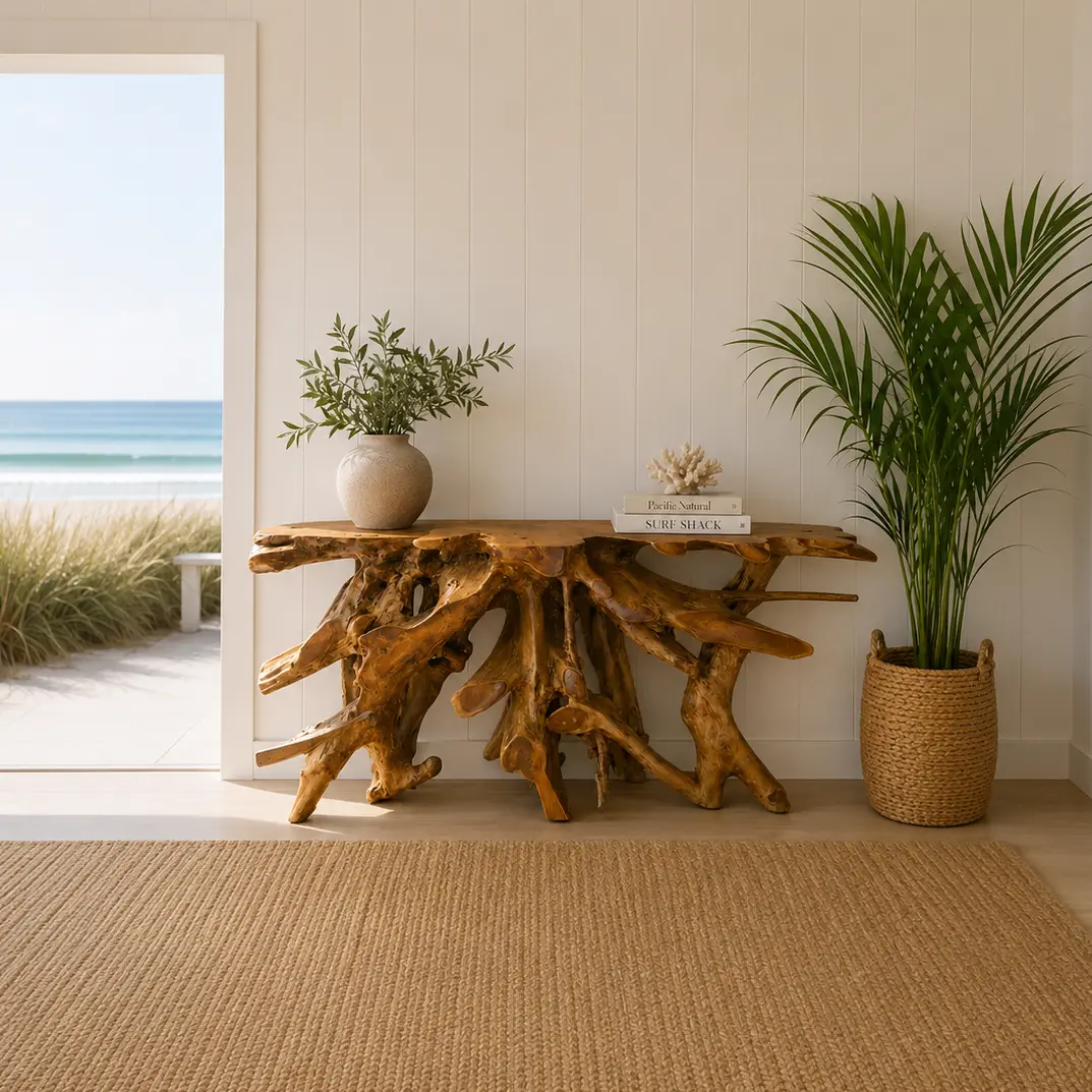 Teak Console
