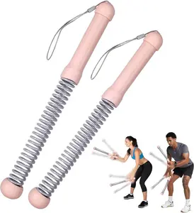 DEEOEENew Upgrade Weighted Cordless Battle Ropes – Quiet Ropeless Training Rope Fitness Equipment for Home Gym, Portable Exercise Battle Rope for Women & Men, Indoor & Outdoor Workouts