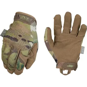 Mechanix Wear: The Original MultiCam Tactical Work Gloves with Secure Fit, Flexible Grip for Multi-purpose Use, Durable Touchscreen Safety Gloves for Men (XX-Large, MultiCam)