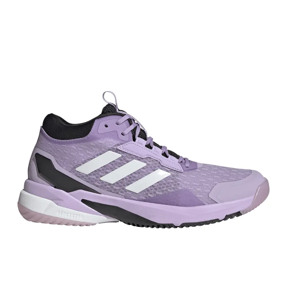 adidas Womens Crazyflight 6 Mid Indoor Volleyball Sneakers Shoes - Purple