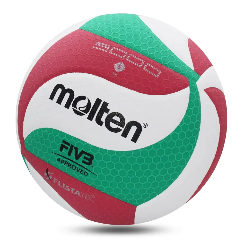 Molten PU Volleyball Balls Size 5, Consistent Performance, Ideal for Students & Adults, Indoor Outdoor Use, Perfect for Competition, Training & Practice