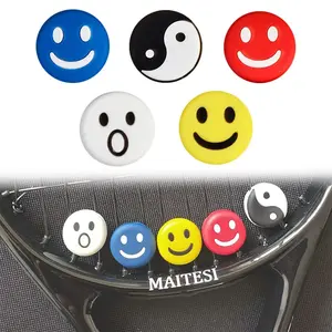 5-Pack Tennis Vibration Dampeners – Assorted Bright Colors, Reduces Shock & String Buzz for Comfortable Play