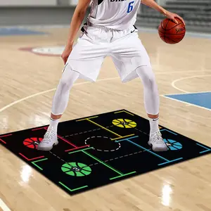 Basketball Foot Training Mat, Silent & Non-slip Basketball Training Mat, Indoor & Outdoor Training Equipment