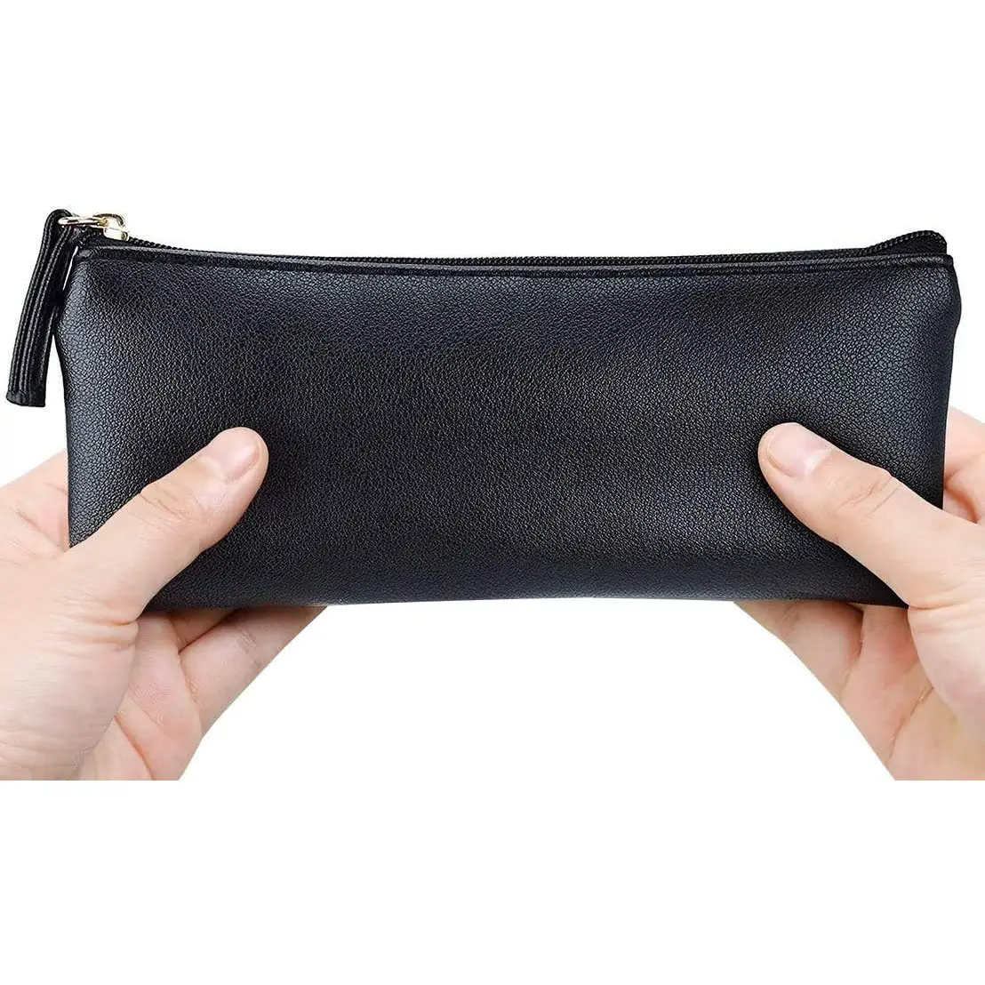 MROCO Water-Resistant PU Leather Pencil Pouch, Small Compact Zipper Pouch with Smooth Zip, Ideal for Storing Pens, Markers, Makeup, Coins for School Office Travel,back to school,back to school shopping