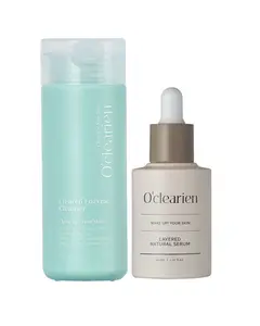 [OCLEARIEN] Cleared Enzyme Cleanser + Layered Natural Serum Skin Set