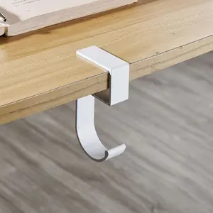 Office Desk Side Hook, Detachable Handbag Holder, Easy Installation, No Power Needed, Portable Practical Storage Hooks for Organizing