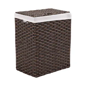 Seville Classics Lidded Laundry Hamper w/ Lining