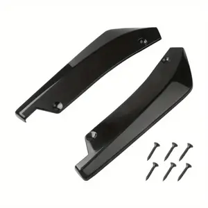Universal Car Front Rear Bumper Strip Lip Spoiler Diffuser Splitter Scratch Protector Carbon Fiber Winglets Side Skirt Extension Car Accessories