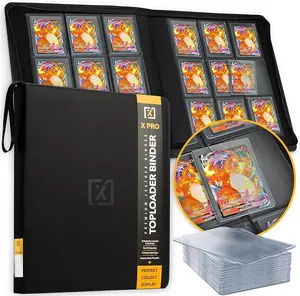 Toploader Binder | Holds 252 Toploaders | 20 Toploaders INCLUDED