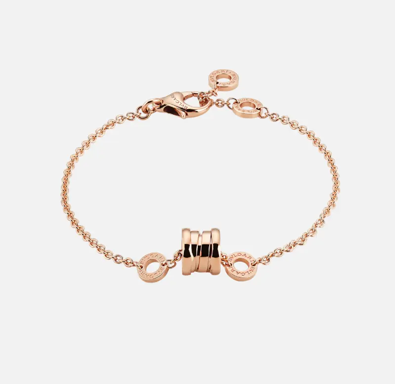 Pre-owned Bvlgari, B.zero1 soft bracelet in 18kt yellow or rose gold non full set