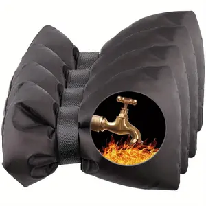 Outdoor Faucet Protector Cover Set, Prevents Frost Damage, Easy Removal Winter Warmth, Suitable for Other Places, 2/4pcs Available