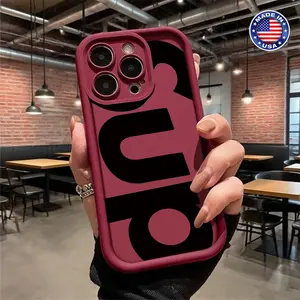 Trendy Bold Number Graphic Pattern Case for iPhone 17 16 15 14 Pro Max 13 12 11 XR XS Plus Air Slim Lightweight Shockproof Protective TPU Cover