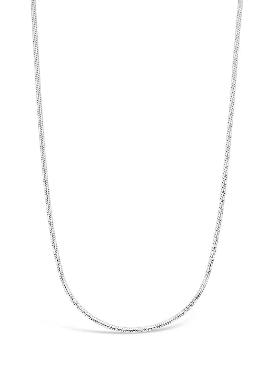 Sterling Forever Sterling Silver Adjustable Snake Chain – 14K Gold Plated Sleek 1mm Chain for Women – Adjustable Necklace with Lobster Clasp & Bolo Slider.
