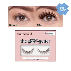 The Glow-Getter Brunette Pre-Glued (2 Pair) with ProTECHt™