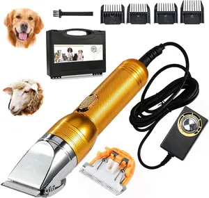 Electric Professional   Clippers,  Sheep Shears Pet  Clippers for Heavy Duty Hair,Horses  Farm Livestock  Carpet Trimmers  for Thick Coats