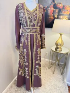 Flowers Kuftan  - Women’s Embroidered Dress, Perfect for Eid Dress, Ramadan, Gifts for Her, Abaya, Eid Dresses 2026