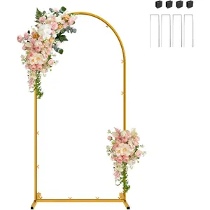 Metal Arch Backdrop Stand, 6FT Wedding Arch Stand for Birthday Party Bridal  Shower Graduation Ceremony Photo Booth Garden Floral Balloon  Decoration