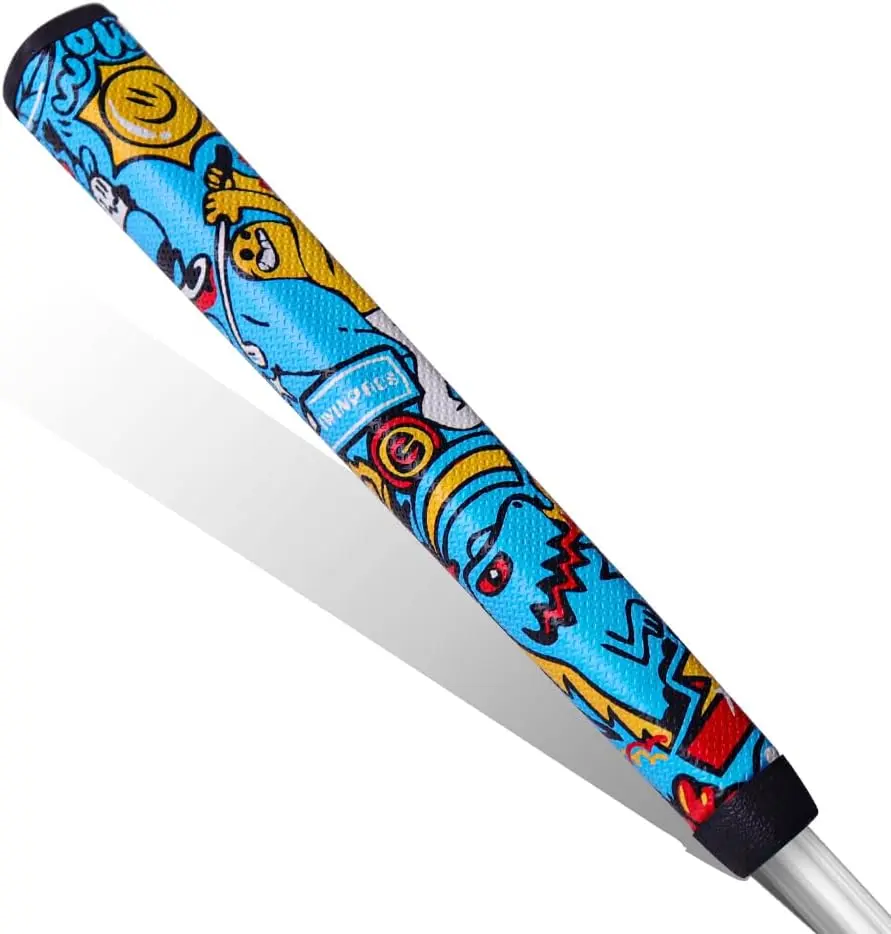 Graffiti Pistol Golf Putter Grip Lightweight Golf Grips Anti-Slip Texture High Feedback Golf Putter Grips