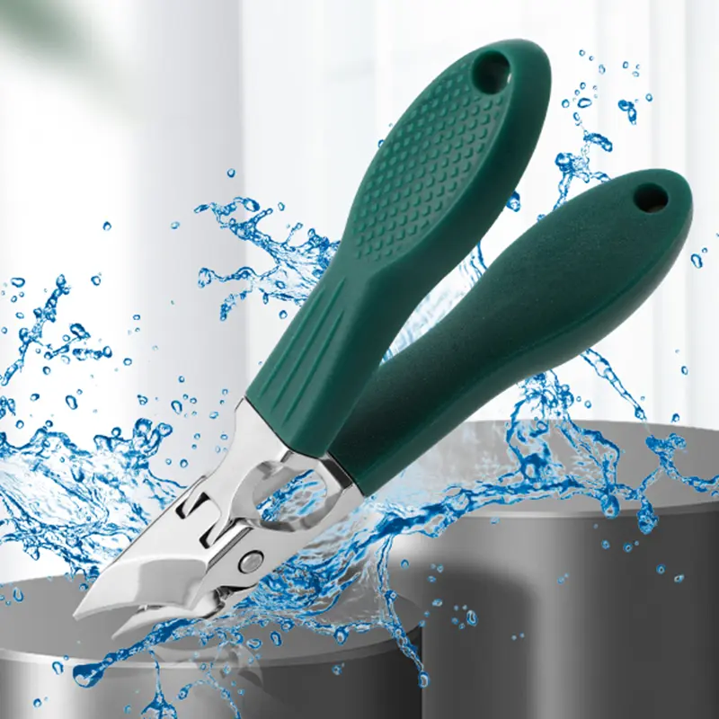 3-Piece Green Eagle Beak Nail Clipper Set -Thick Nail Clipper, Ingrown Toenail Lifter & NailFile |Heavy-Duty Pedicure Kit for Thick &Ingrown Nails, Stainless Steel Grooming Toolsfor Home or Travel