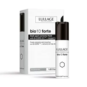 LULLAGE Bio10 Forte Dark Spot Corrector Fluid for Sensitive Skin with B-CORE 221TM, Hypoallergenic & Antioxidant Protection, 1 Fl Oz