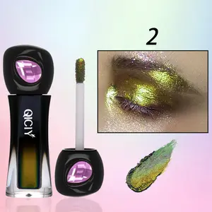 QICIY Chameleon Liquid Eye Shadow - Pearl Silk Iridescent Shimmer, Diamond-sized Sequins, Multi-functional Mermaid Pearl, Cresty Liquid Pen, Lasting without Powder Flying Makeup Silky Daily Eyeshadow Flawless Gentle Smooth Cosmetic 01#