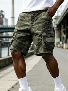 Men’s camouflage tactical cargo shorts — lightweight, durable outdoor wear with quick-dry, tear-resistant fabric; suitable for hiking, camping, hunting, work, everyday casual streetwear; flexible and abrasion-resistant;#SummerVibes