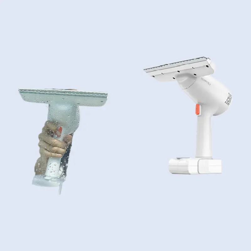 Cordless Rechargeable Electric Window Cleaning Robot - Compact 30x30cm, 1-Button Automatic Glass Cleaner for Home Use, One Button
